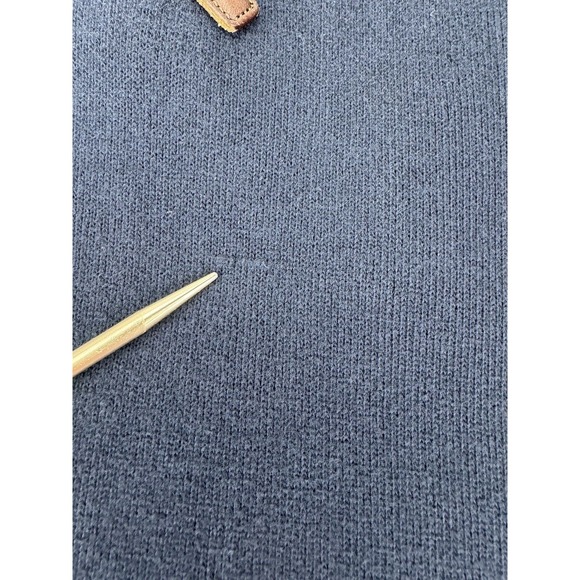 Polo Ralph Lauren Mens 2XL Dark Blue 1/4 Zip Long Sleeve Sweater - Picture 7 of 7